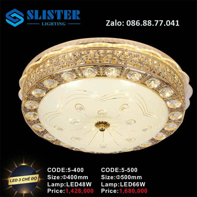 Đèn ốp trần cổ điển 5-500