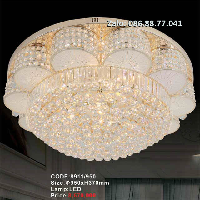 Đèn ốp trần pha lê 8911/950