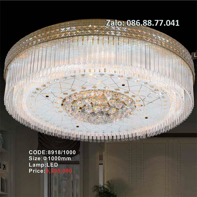 Đèn ốp trần pha lê 8918/1000