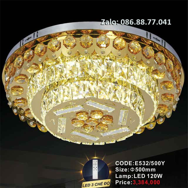 Đèn Mâm ốp trần E532/500Y