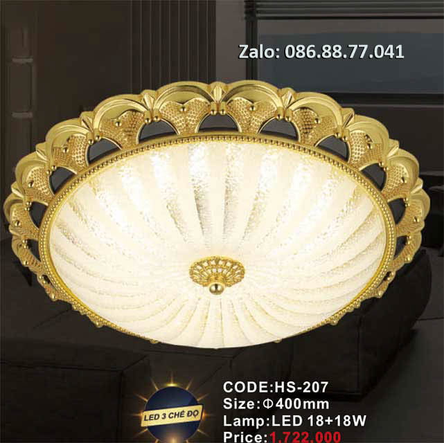 Đèn ốp trần cổ điển HS-207
