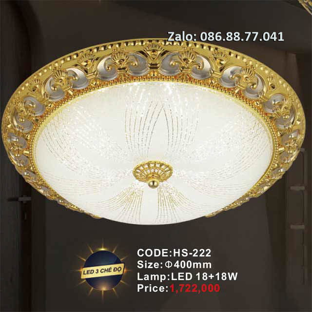 Đèn ốp trần cổ điển HS-222