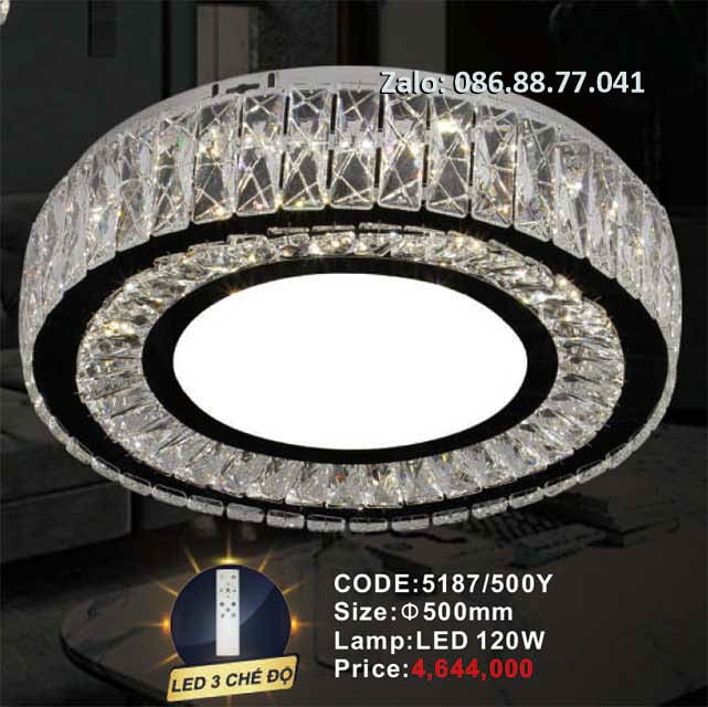 Đèn mâm Led ốp trần 5187/500Y