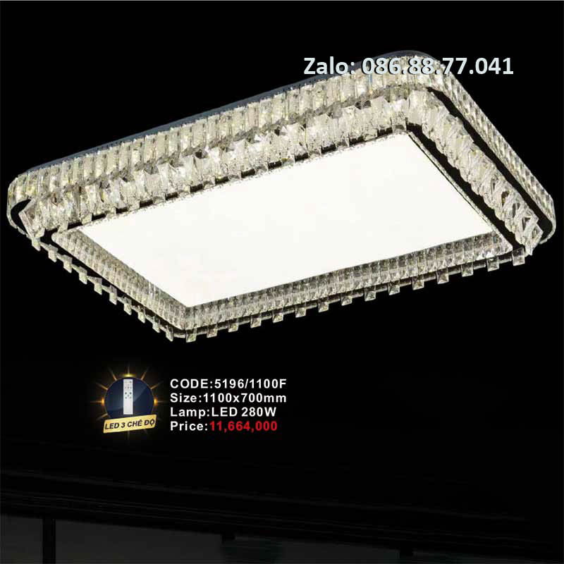 Đèn mâm Led ốp trần 5196/1100F