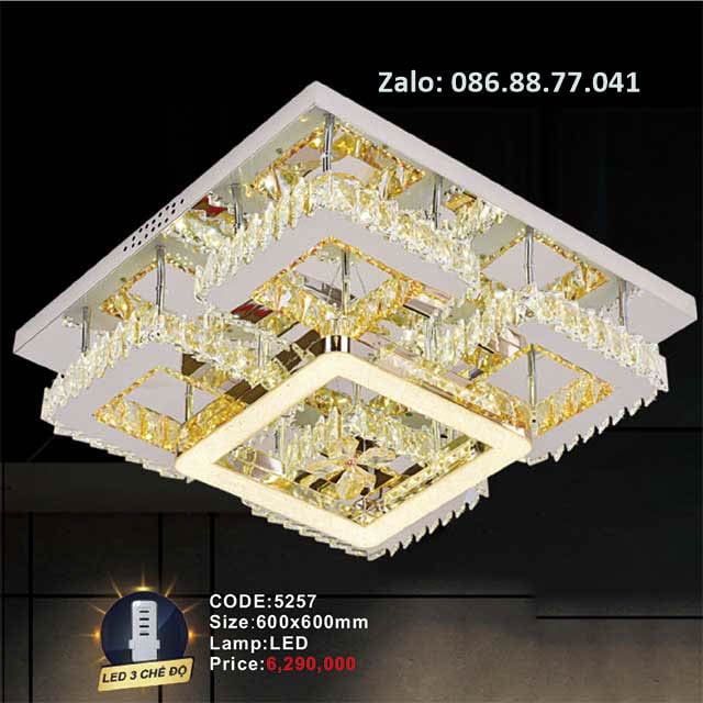 Đèn mâm Led ốp trần 5257