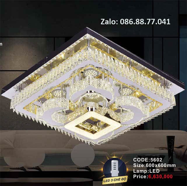 Đèn mâm Led ốp trần 5602