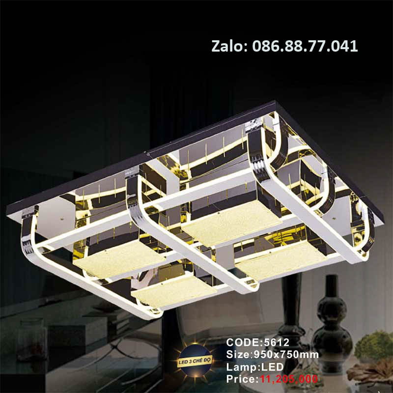 Đèn mâm Led ốp trần 5612
