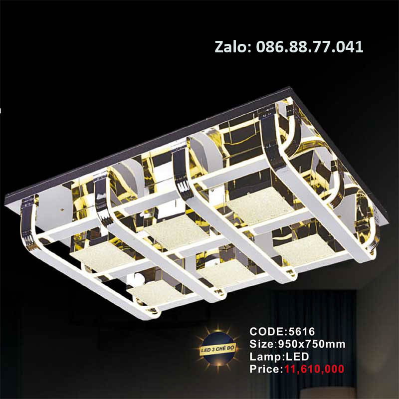 Đèn mâm Led ốp trần 5616