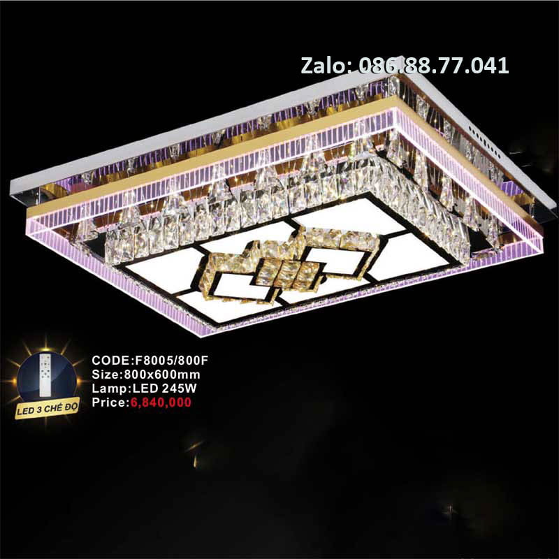 Đèn mâm Led ốp trần F8005/800F