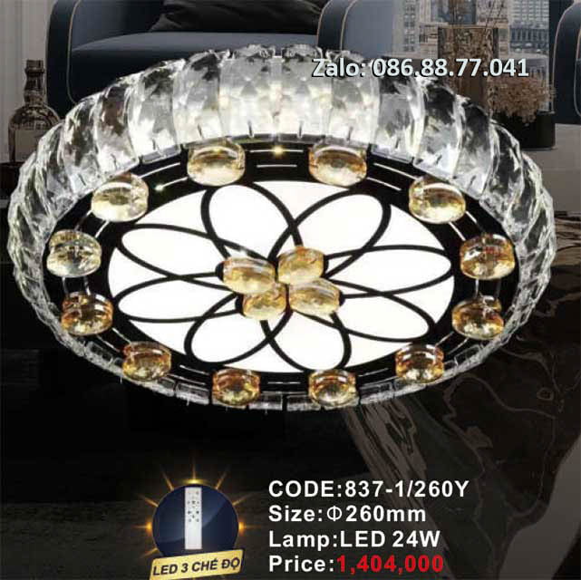 Đèn Led ốp trần 837-1/260Y 