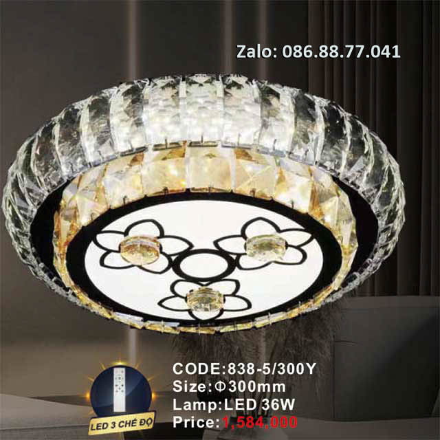 Đèn Led ốp trần 838-5/300Y