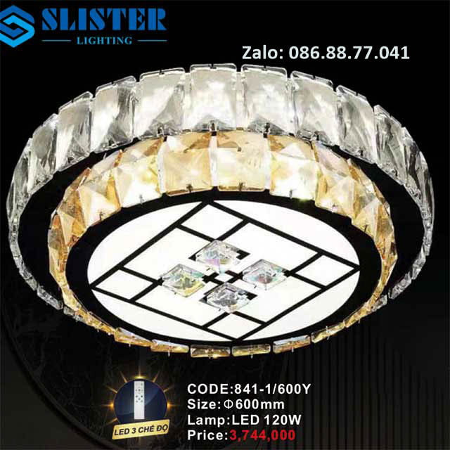 Đèn mâm Led ốp trần 841-1/600Y 