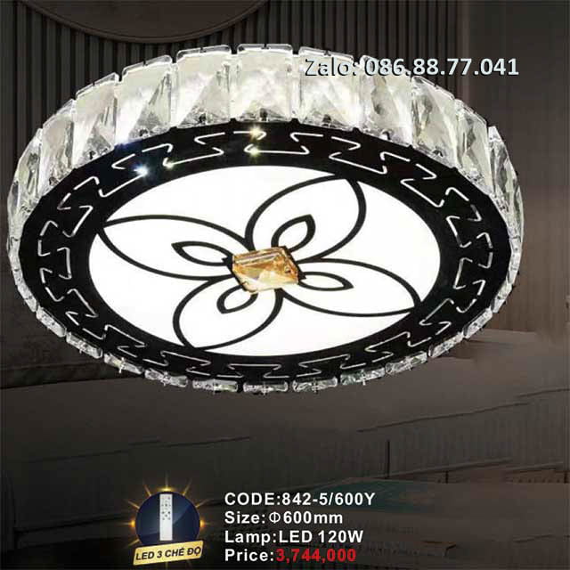 Đèn mâm Led ốp trần 842-5/600Y
