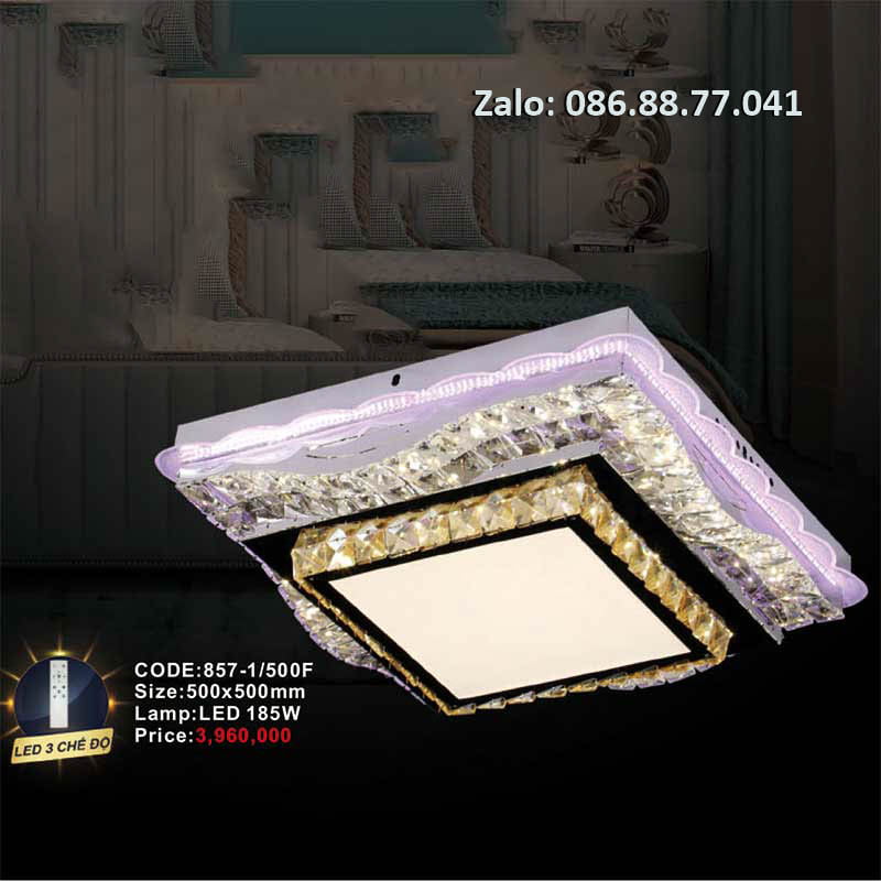 Đèn mâm Led ốp trần 857-1/500F