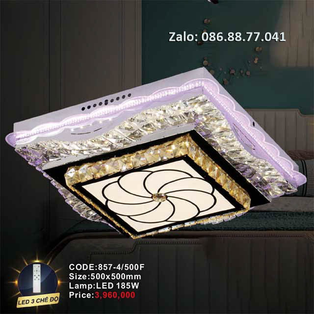 Đèn mâm Led ốp trần 857-4/500F