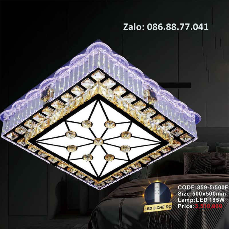 Đèn mâm Led ốp trần 859-5/500F