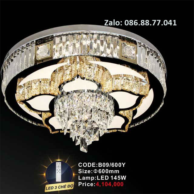 Đèn mâm Led ốp trần B09/600Y