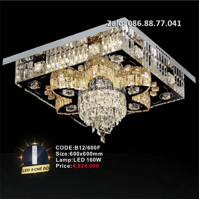 Đèn mâm Led ốp trần B12/600F
