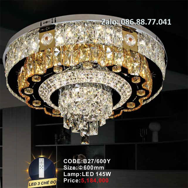 Đèn mâm Led ốp trần B27/600Y