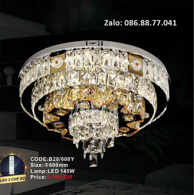Đèn mâm Led ốp trần B28/600F 2 den-mam-led-op-tran-b28-600Y
