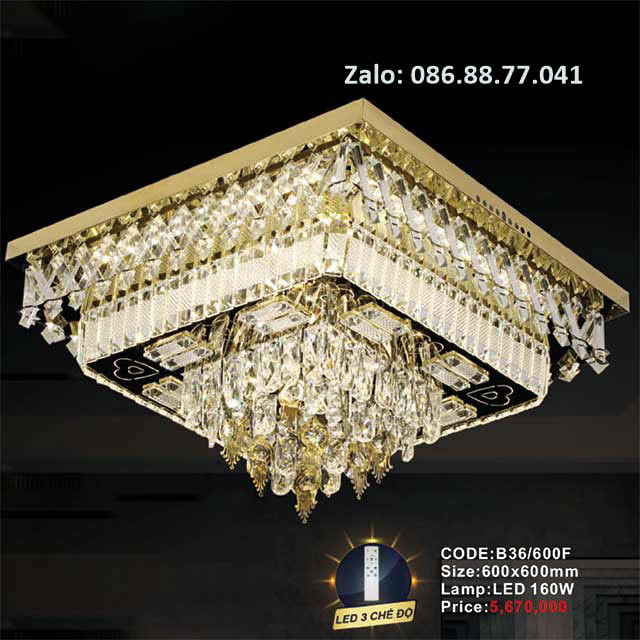 Đèn mâm Led ốp trần B36/600F