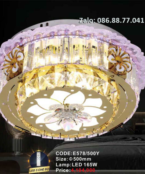 Đèn mâm led ốp trần trang trí đẹp