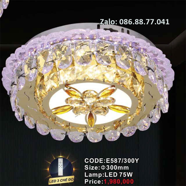Đèn Led ốp trần E587/300F 2 den-led-op-tran-e587-300y