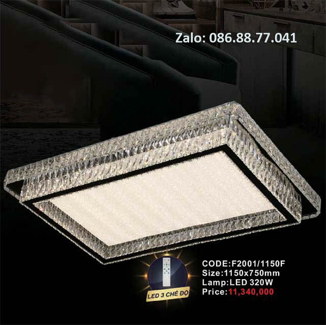 Đèn mâm Led ốp trần F2001/1150F