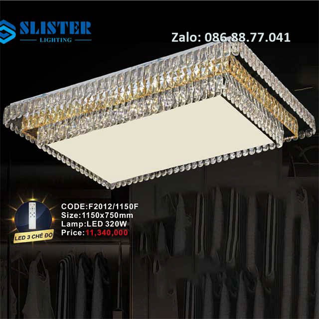 Đèn mâm Led ốp trần F2012/1150F