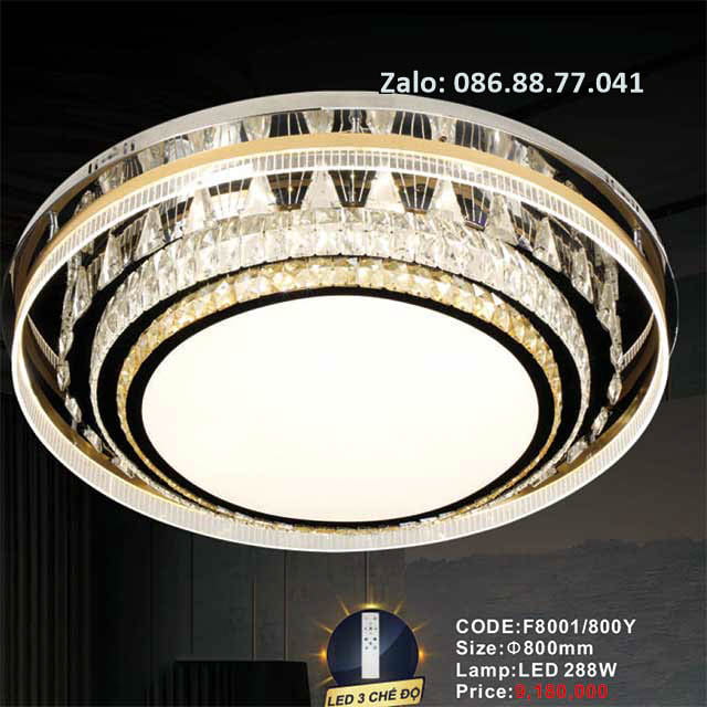 Đèn mâm Led ốp trần F8001/800Y