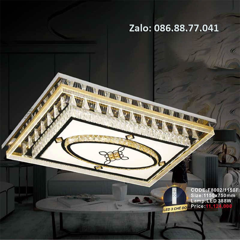 Đèn mâm Led ốp trần F8002/1150F