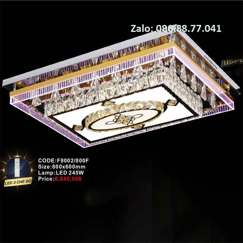 Đèn mâm Led ốp trần F8002/800F 1 den-mam-led-op-tran-f8002-800f