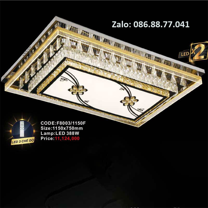 Đèn mâm Led ốp trần F8003/1150F