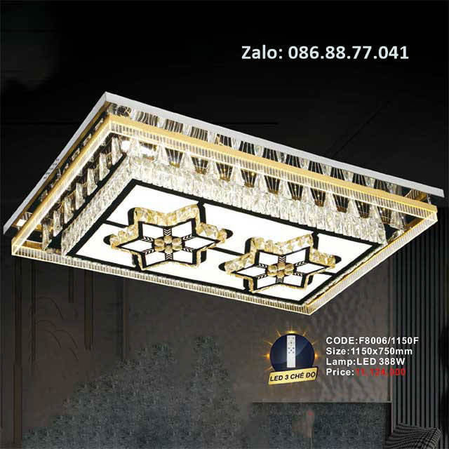 Đèn mâm Led ốp trần F8006/1150F