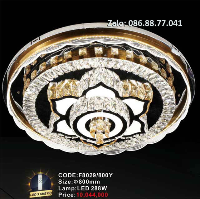 Đèn mâm Led ốp trần F8029/800Y