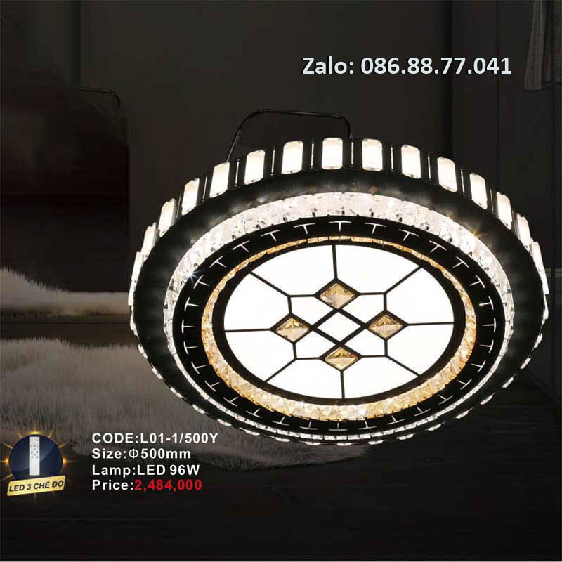 Đèn mâm Led ốp trần L01-1/500Y