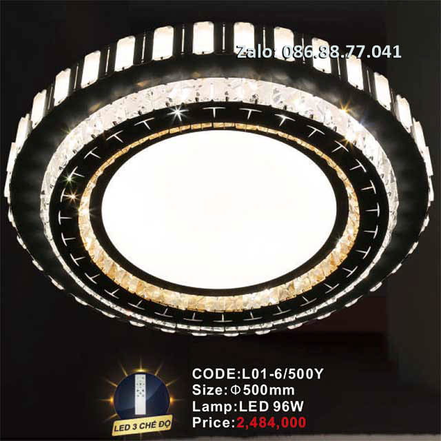 Đèn mâm Led ốp trần L01-6/500Y
