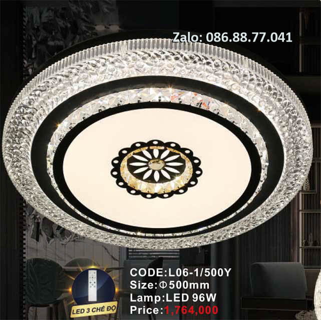 Đèn mâm Led ốp trần L06-1/500Y