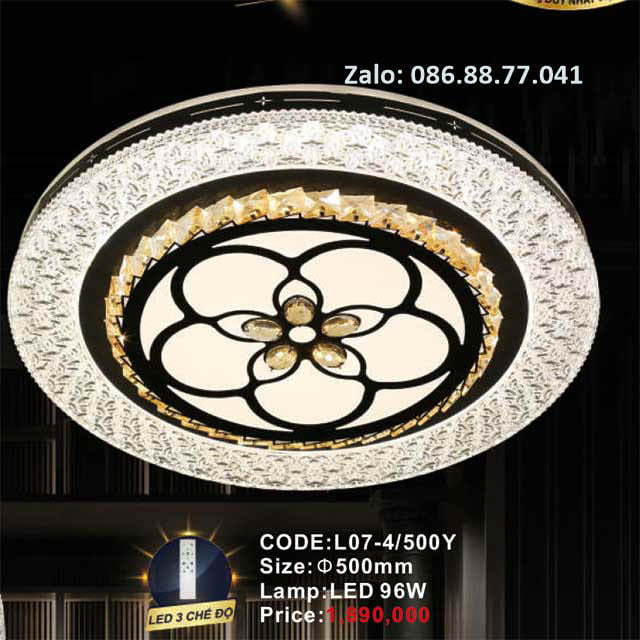 Đèn mâm Led ốp trần L07-4/500Y