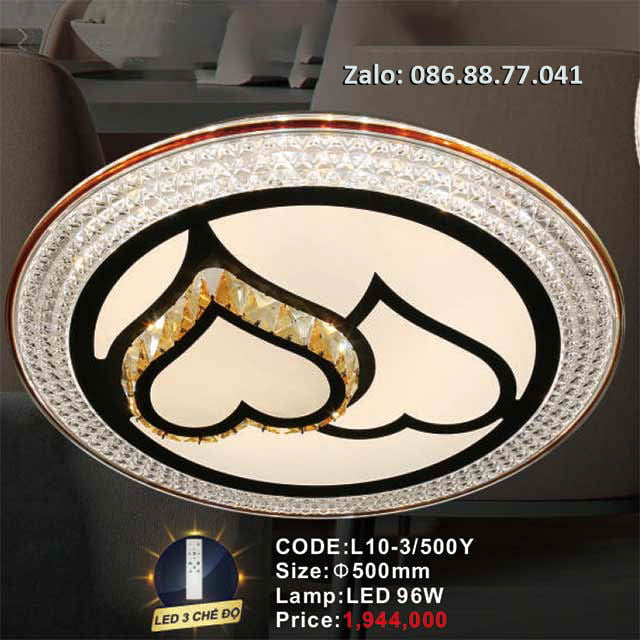 Đèn mâm Led ốp trần L10-3/500Y