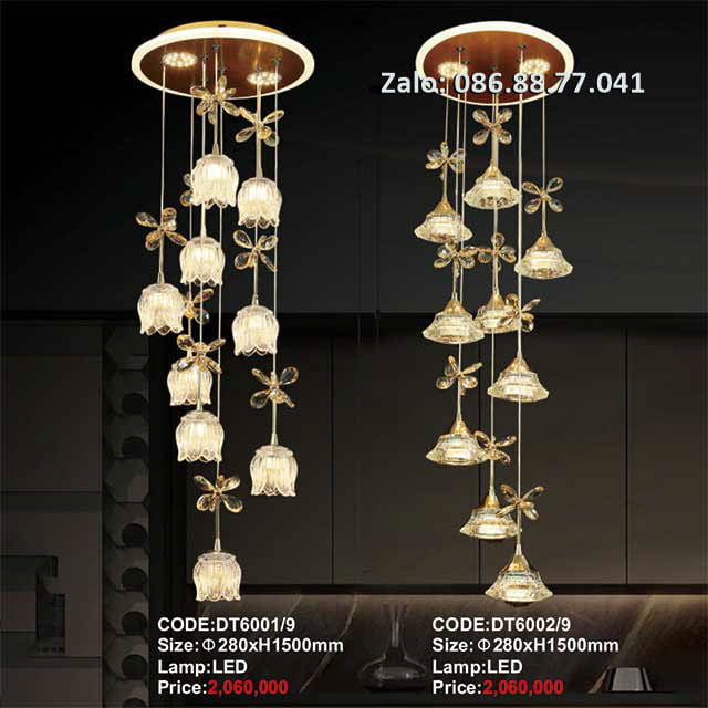 Đèn thả led giá rẻ 6001/9