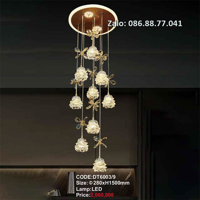 Đèn thả 9 bóng DT6003/9