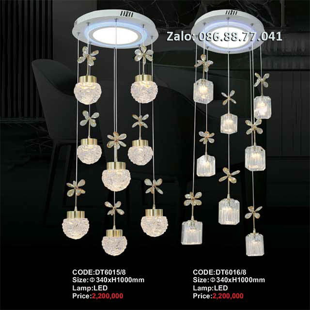Đèn thả 8 bóng DT6015/8