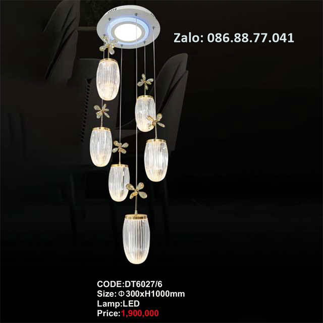Đèn thả 6 bóng DT6027/6