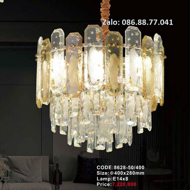 Đèn thả trần pha lê 8628-50/400 1 den-tha-tran-pha-le-8628-50-400
