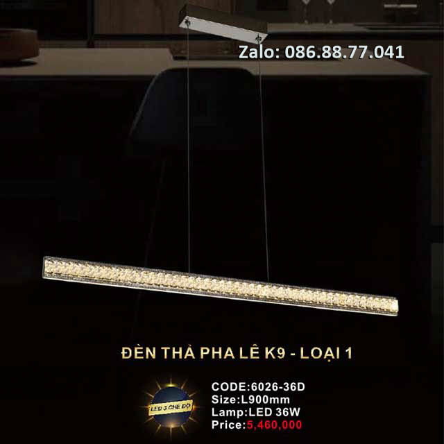 Đèn thả pha lê K9 6001-101D 3 den-tha-pha-le-k9-6026-36d
