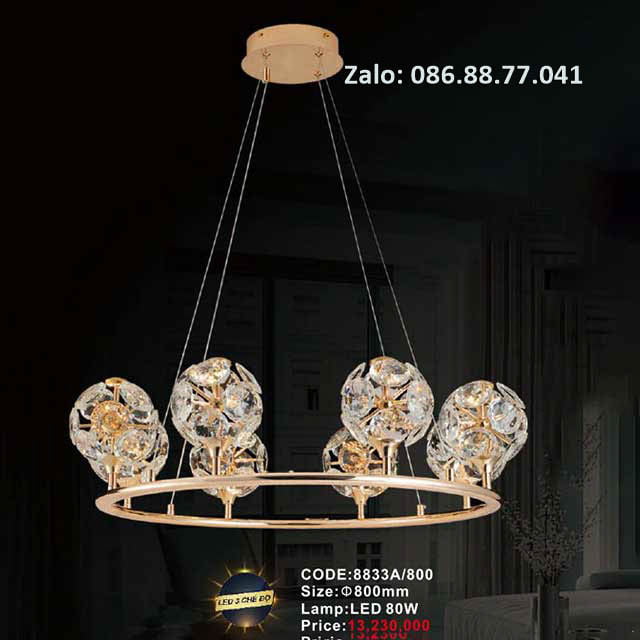 Đèn thả chùm pha lê 8833A/800 1 den-tha-chum-pha-le-8833a-800