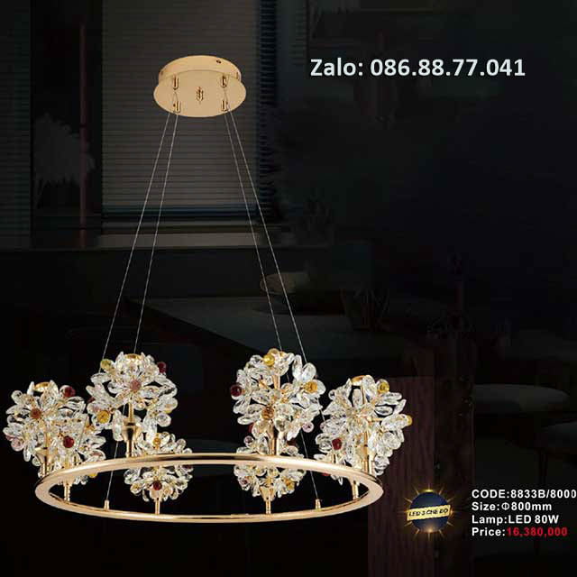 Đèn thả chùm pha lê 8833A/800 2 den-tha-chum-pha-le-8833b-800