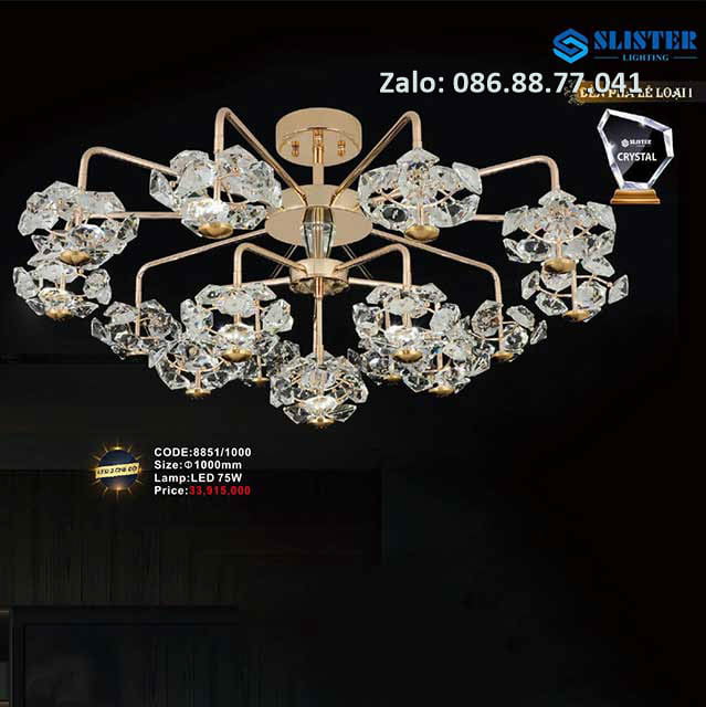 Đèn thả chùm pha lê 8851/800 2 den-tha-chum-pha-le-8851-1000