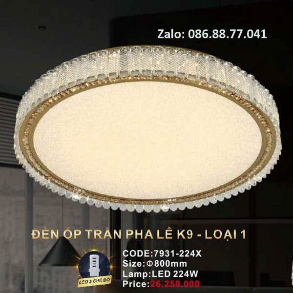 Đèn ốp trần pha lê 7088-224X 1 den-op-tran-pha-le-7088-224x